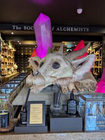 The Society of alchemists, where you can buy dragon egg bath bombs and other magical delights! 